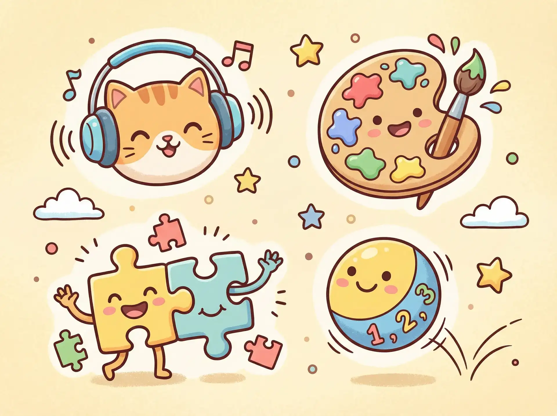 小朋友的手工作品 - 微软市值重回第二 益智创作
